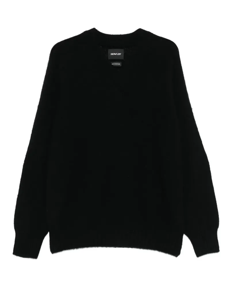 Howlin' Pullover mit V-Ausschnitt - Schwarz Schwarz