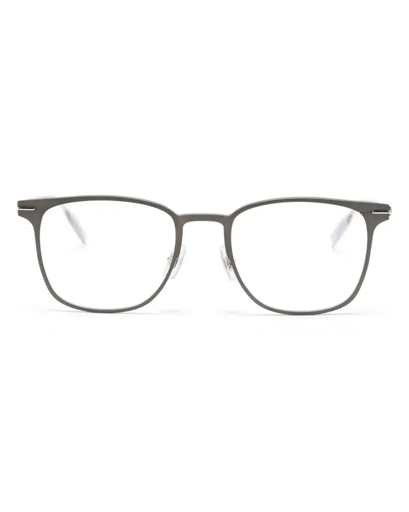 Montblanc Brille mit eckigem Gestell - Grau Grau