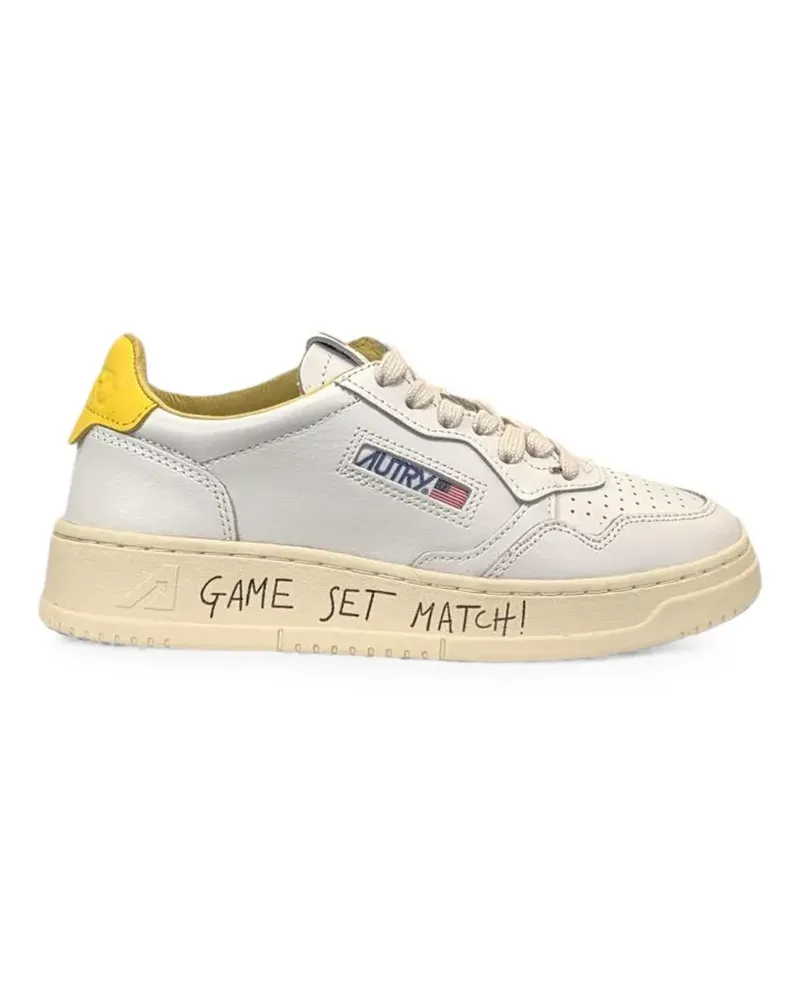 AUTRY Medalist perforated leather sneakers - Weiß Weiß