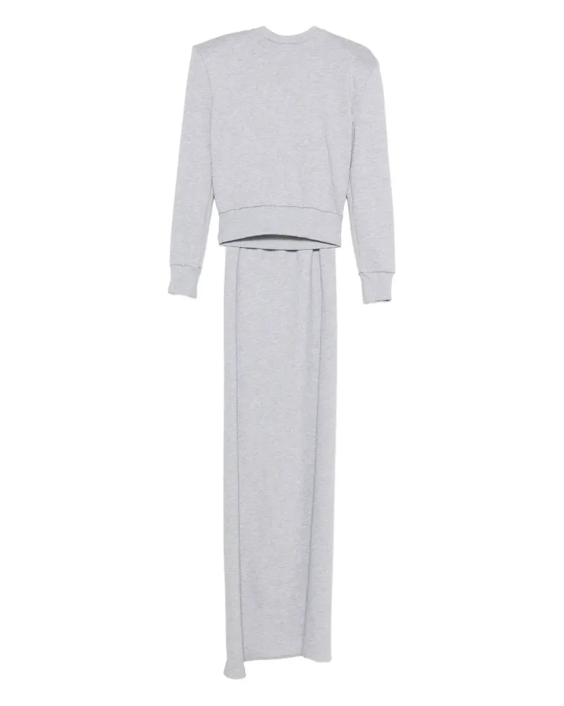 Magda Butrym Drapiertes Sweatshirt - Grau Grau