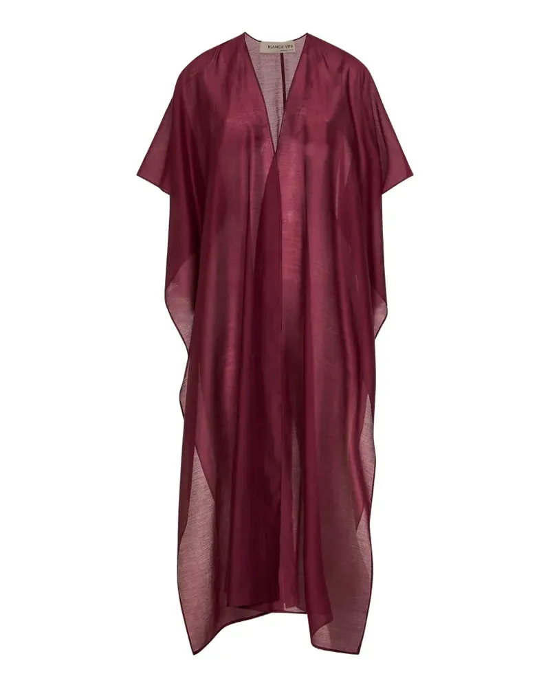 Blanca Offener Mantel - Rot Rot