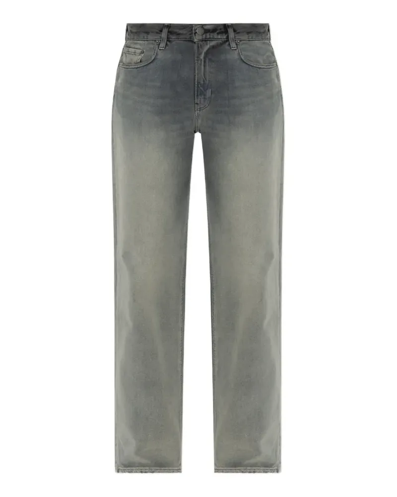 Haikure Lisa faded-effect distressed-finish jeans - Grau Grau