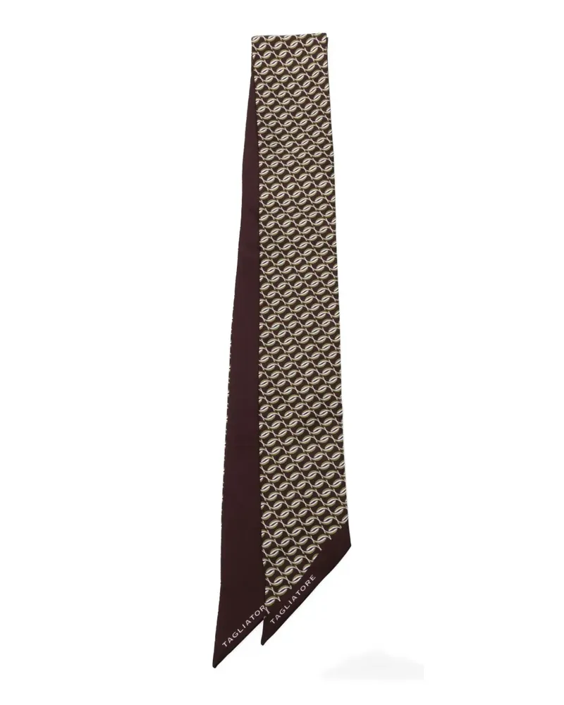 Tagliatore patterned foulard scarf - Braun Braun