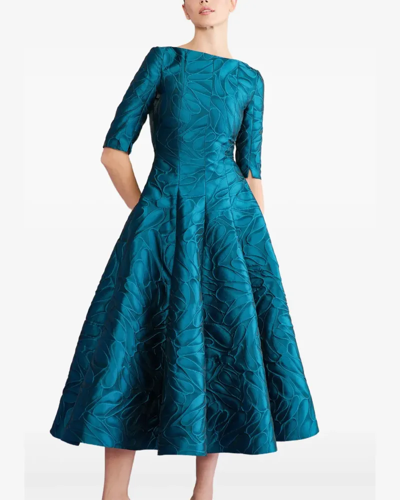 Talbot Runhof Bogna 5 Midikleid - Blau Blau