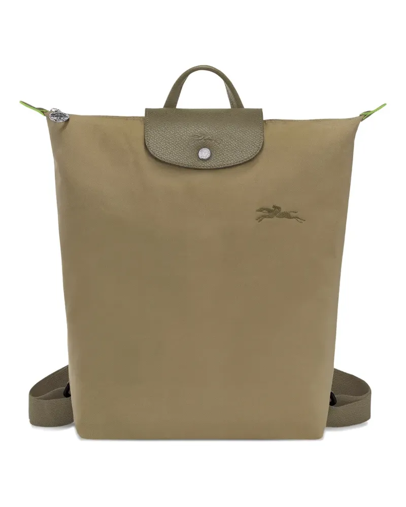 Longchamp Mittelgroßer Le Pliage Rucksack - Grün Grün