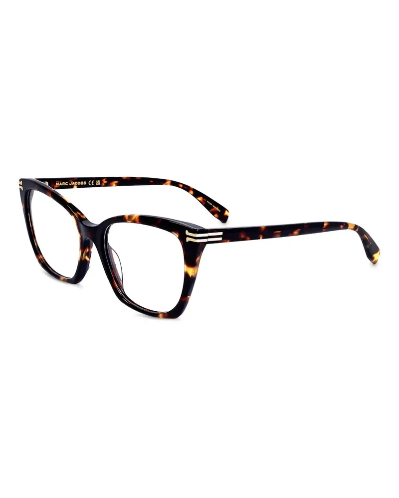 Marc Jacobs Cat-Eye-Brille in Schildpattoptik - Braun Braun