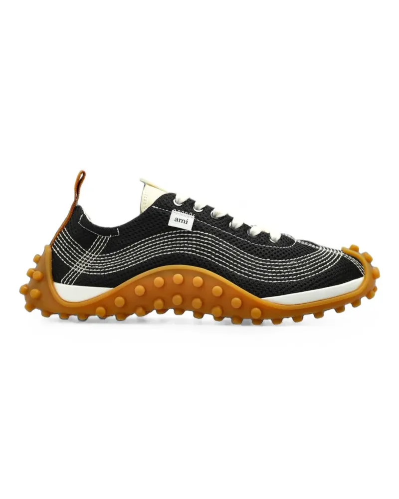 AMI Paris Mirage Sneakers aus Mesh - Schwarz Schwarz