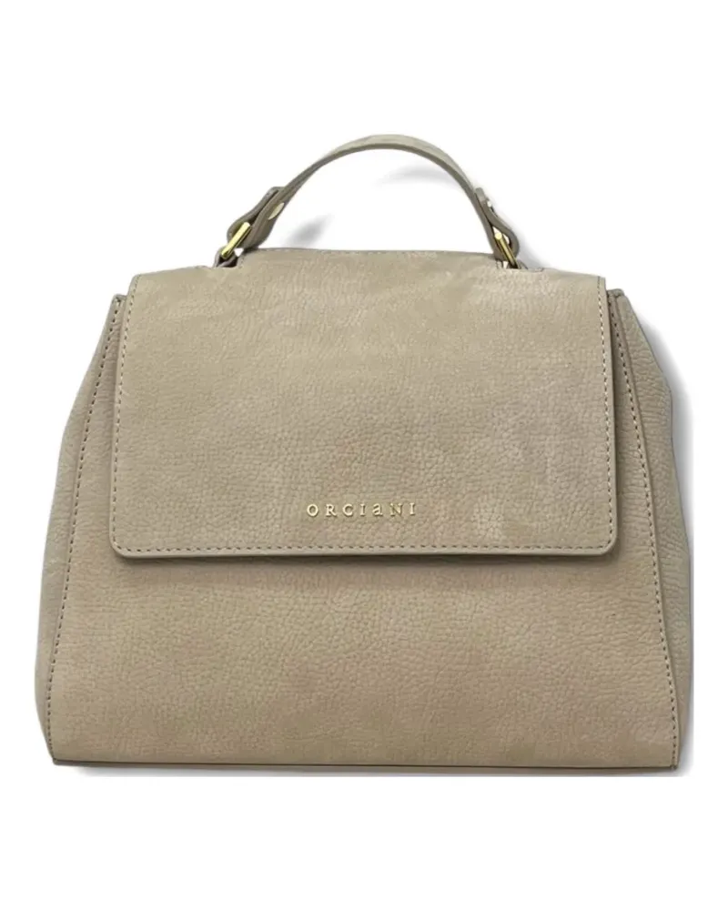 Orciani Sveva S Nabucco Schultertasche mit Henkel - Nude Nude