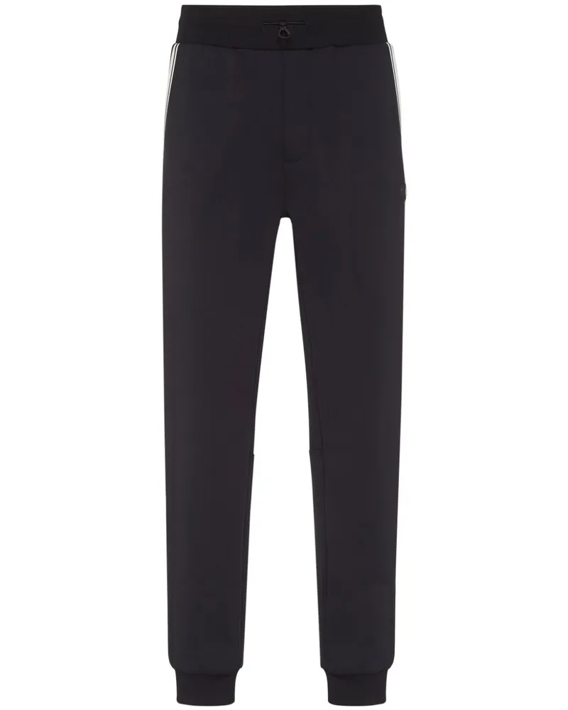 Philipp Plein Jogginghose mit Logo-Print - Schwarz Schwarz