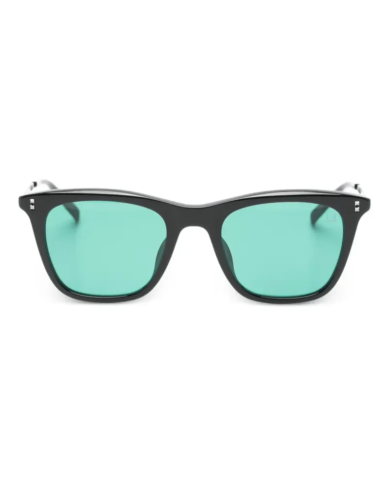 Dunhill Sonnenbrille mit eckigem Gestell - Schwarz Schwarz