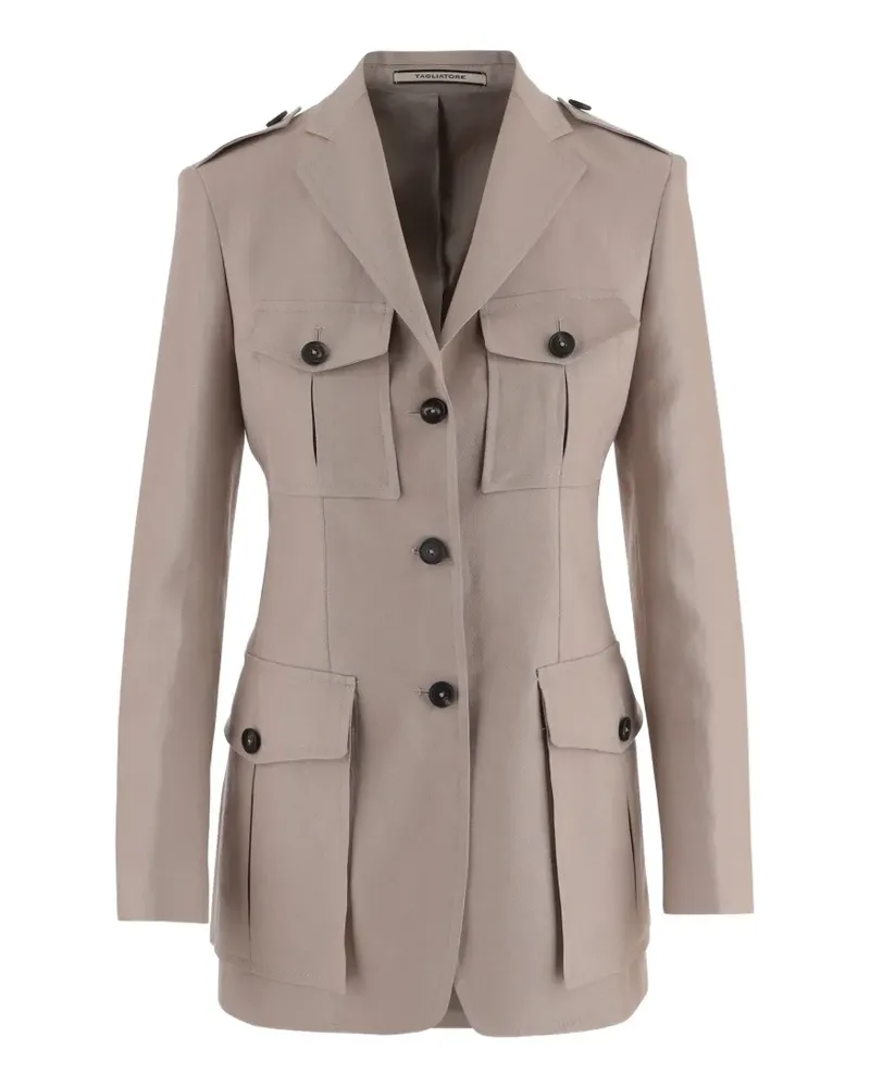 Tagliatore Einreihige Jacke - Nude Nude