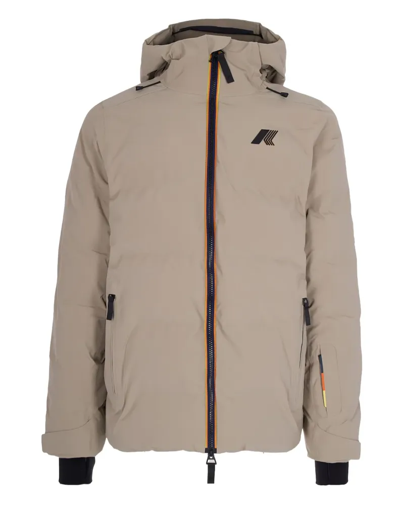 K-Way hooded zip jacket - Nude Nude