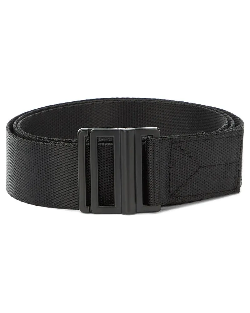 Y-3 Gürtel mit Logo-Print - Schwarz Schwarz