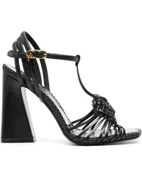 Roberto Cavalli Sandalen mit geflochtenen Riemen Schwarz