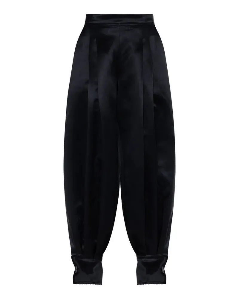 Roksanda Ilincic Ovar pleated trousers - Schwarz Schwarz