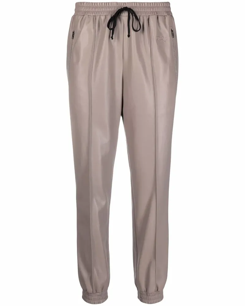 Philosophy Di Lorenzo Serafini Cropped-Hose aus Faux-Leder - Nude Nude