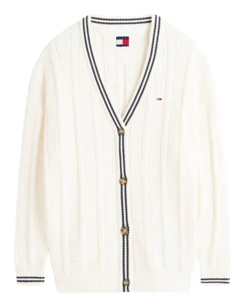 Tommy Hilfiger Gemusterter Cardigan - Nude Nude