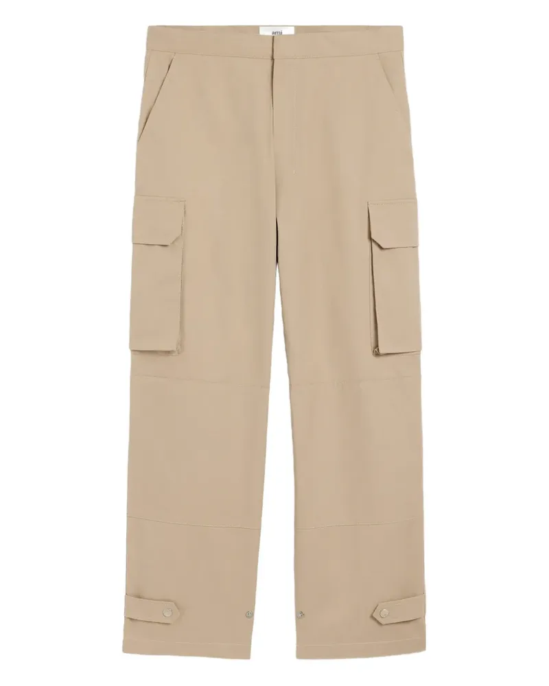 AMI Paris Hose mit geradem Bein - Nude Nude