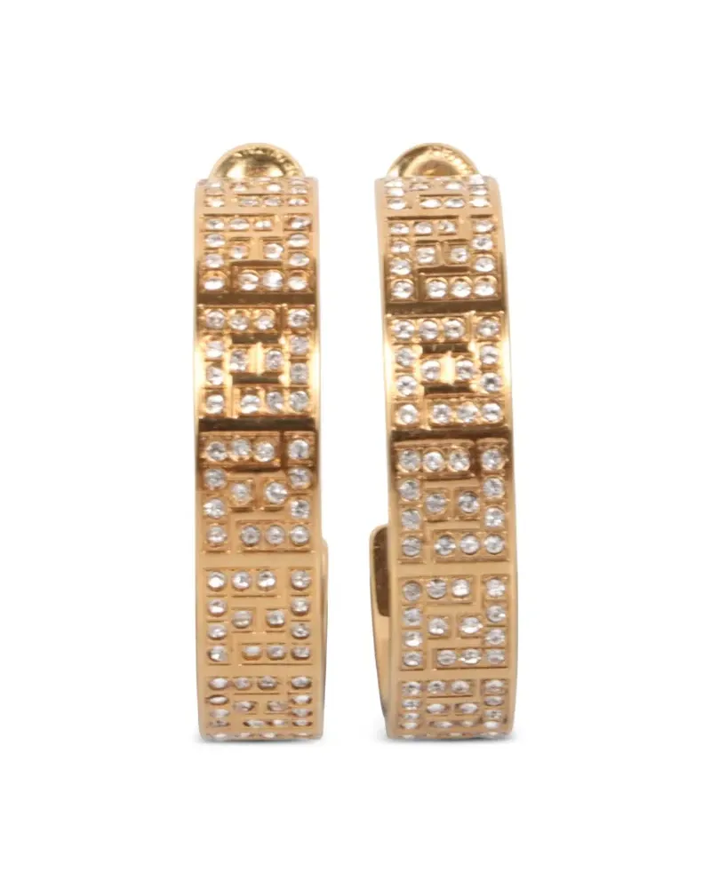 Fendi Creolen mit FF - Gold Gold