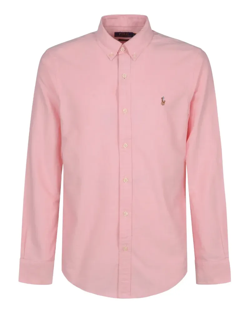 Ralph Lauren embroidered-logo shirt - Rosa Rosa