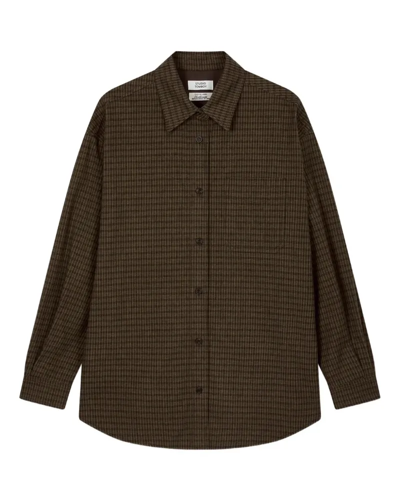 STUDIO TOMBOY checked shirt - Braun Braun
