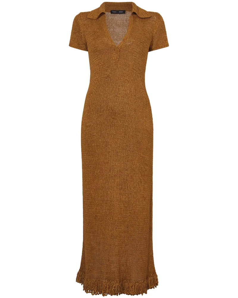 Proenza Schouler Gehäkeltes Kleid - Braun Braun