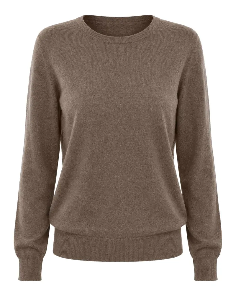 Malo Pullover mit rundem Ausschnitt - Braun Braun