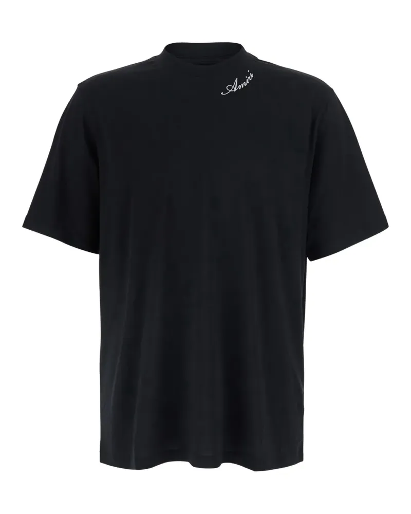 Amiri logo-embroidered T-shirt - Schwarz Schwarz