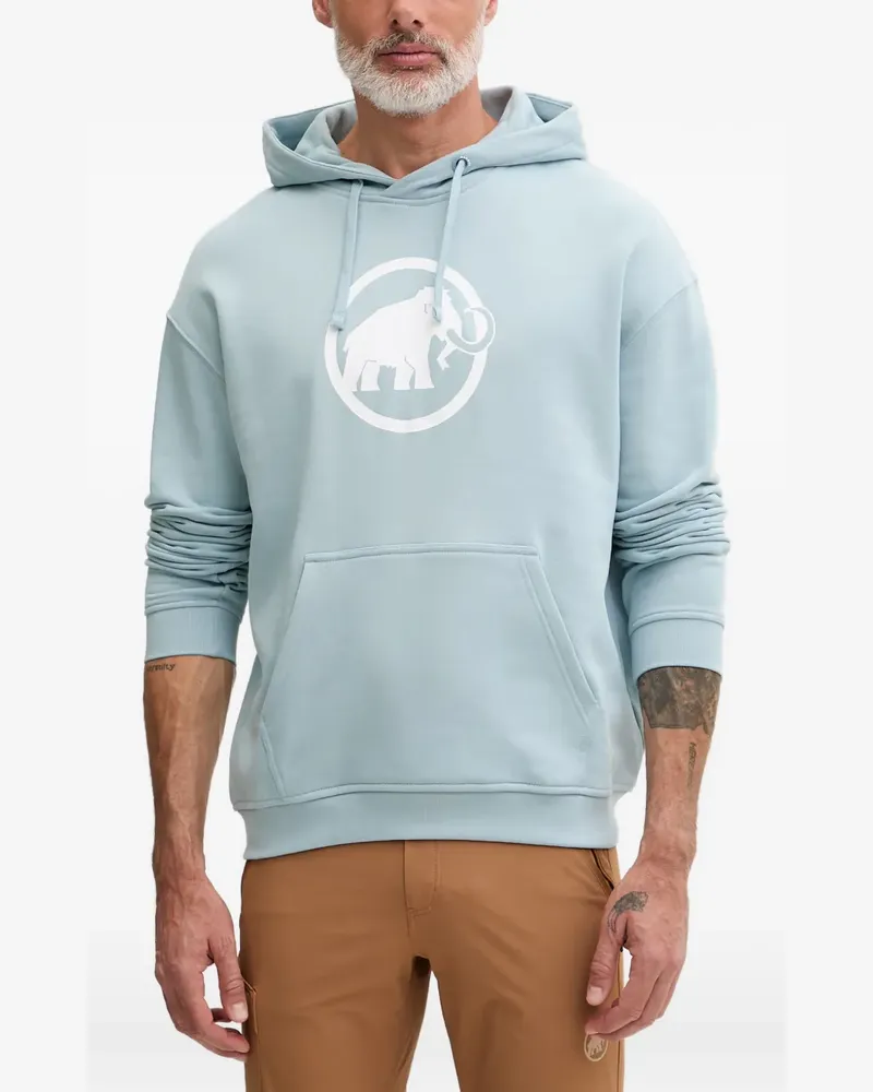 Mammut Hoodie mit Logo-Print - Blau Blau