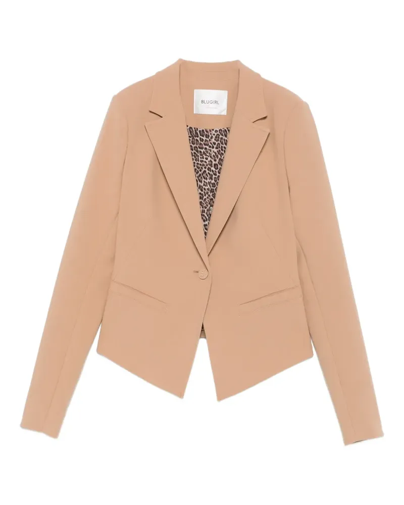 Blumarine Asymmetrischer Blazer mit einem Knopf - Nude Nude