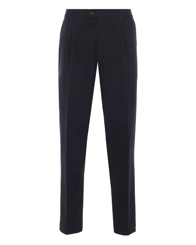 Eleventy Hose mit Falten - Blau Blau