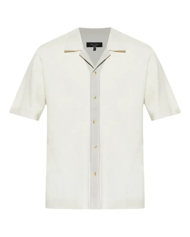Rag & Bone Kurzärmeliges Hemd - Weiß Weiß