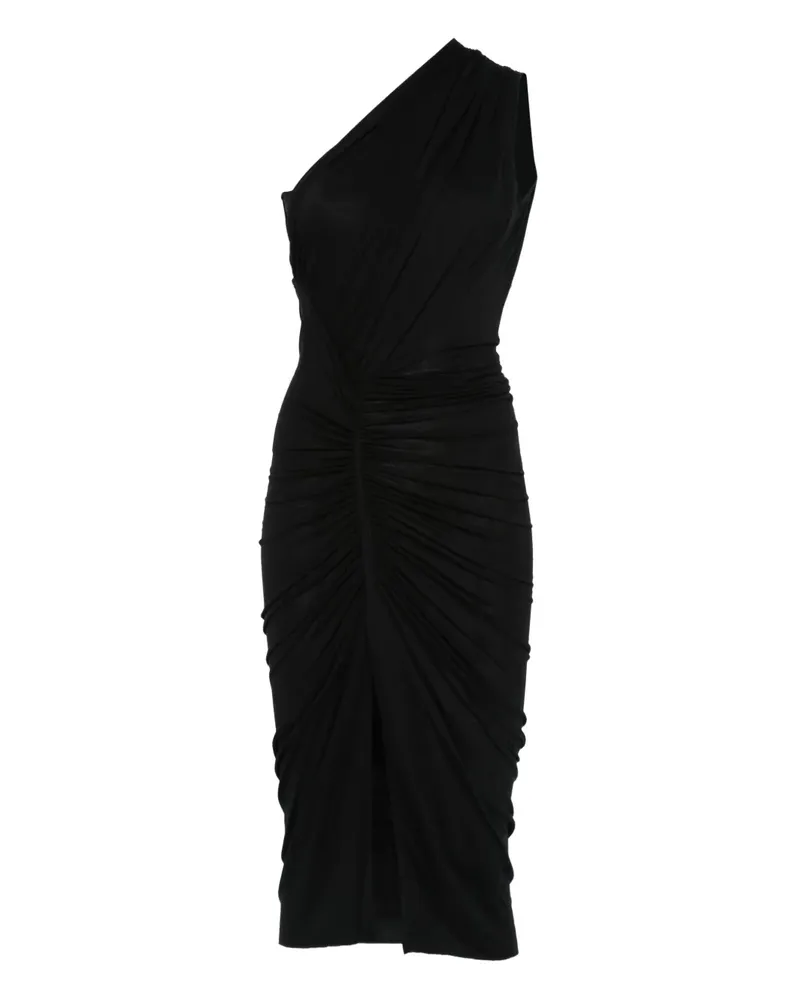 Rick Owens Lilies Drapiertes One-Shoulder-Kleid - Schwarz Schwarz