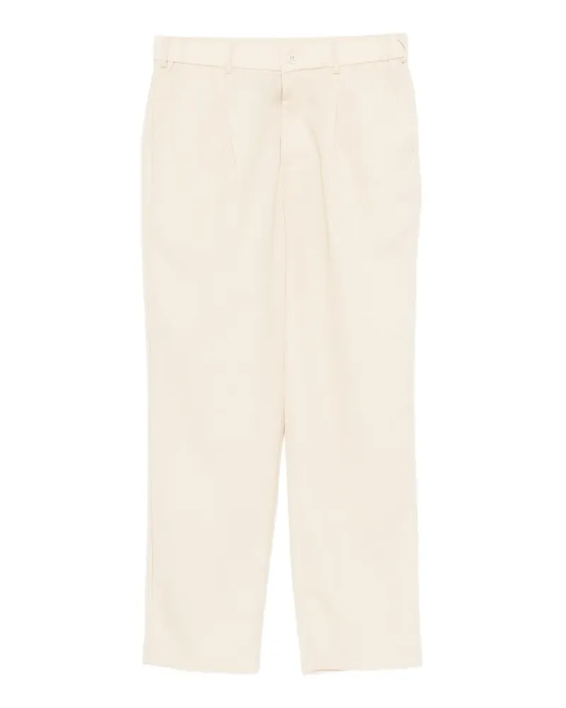 IMPERIAL pleated straight trousers - Nude Nude