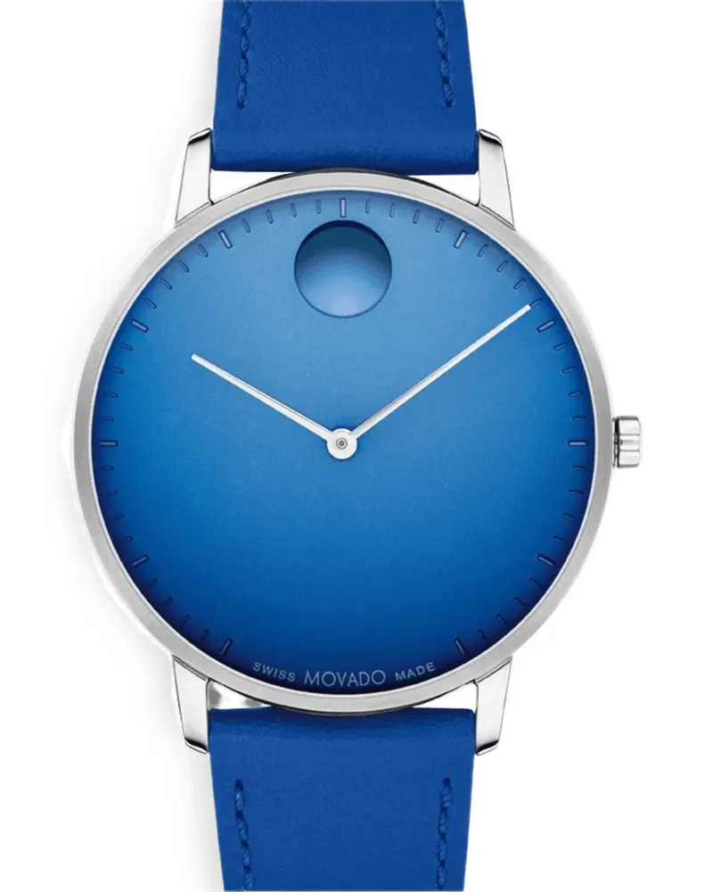 Movado Face 41mm watch - Blau Blau