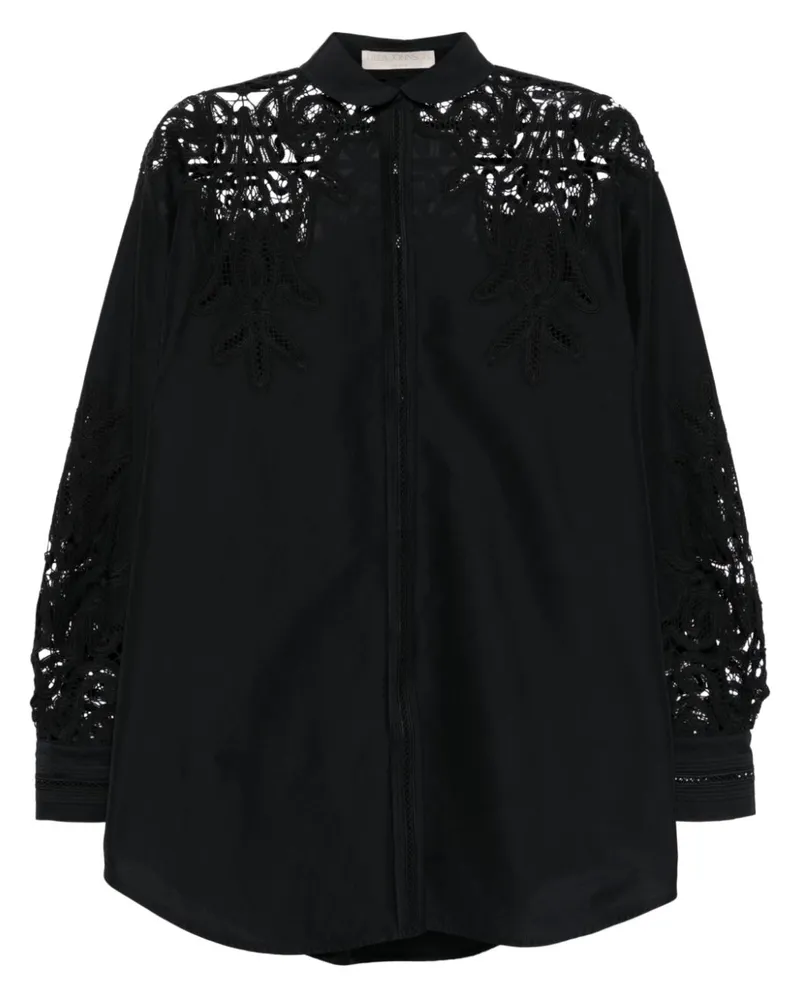 Ulla Johnson Harden Hemd - Schwarz Schwarz