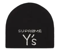 x Y's Beanie mit Totenkopf - Schwarz