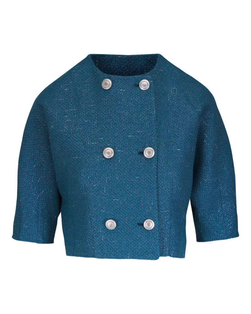 Kiton double-breasted jacket - Blau Blau