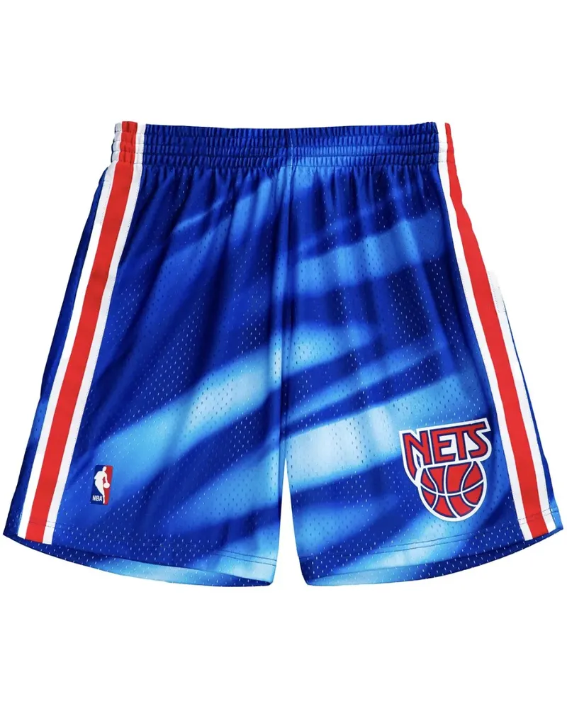 Mitchell & Ness NBA New Jersey Nets 90 Swingman Shorts - Blau Blau