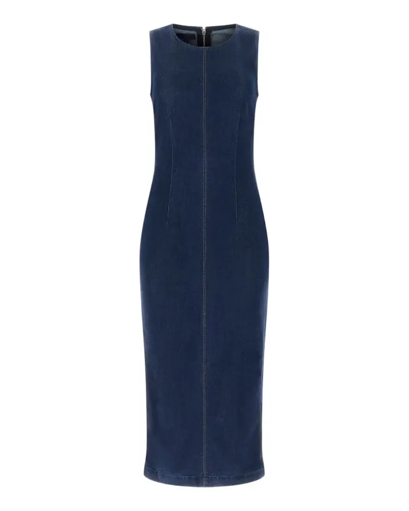 Guess Midikleid aus Lyocellgemisch - Blau Blau
