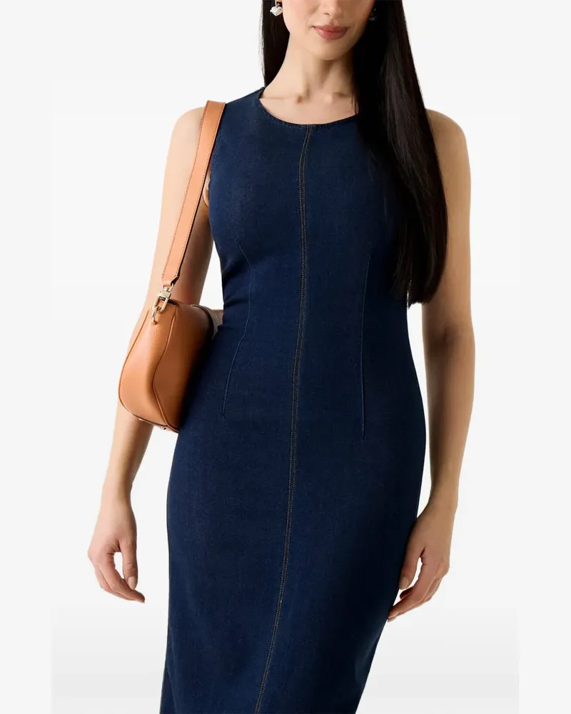 Guess Midikleid aus Lyocellgemisch - Blau Blau