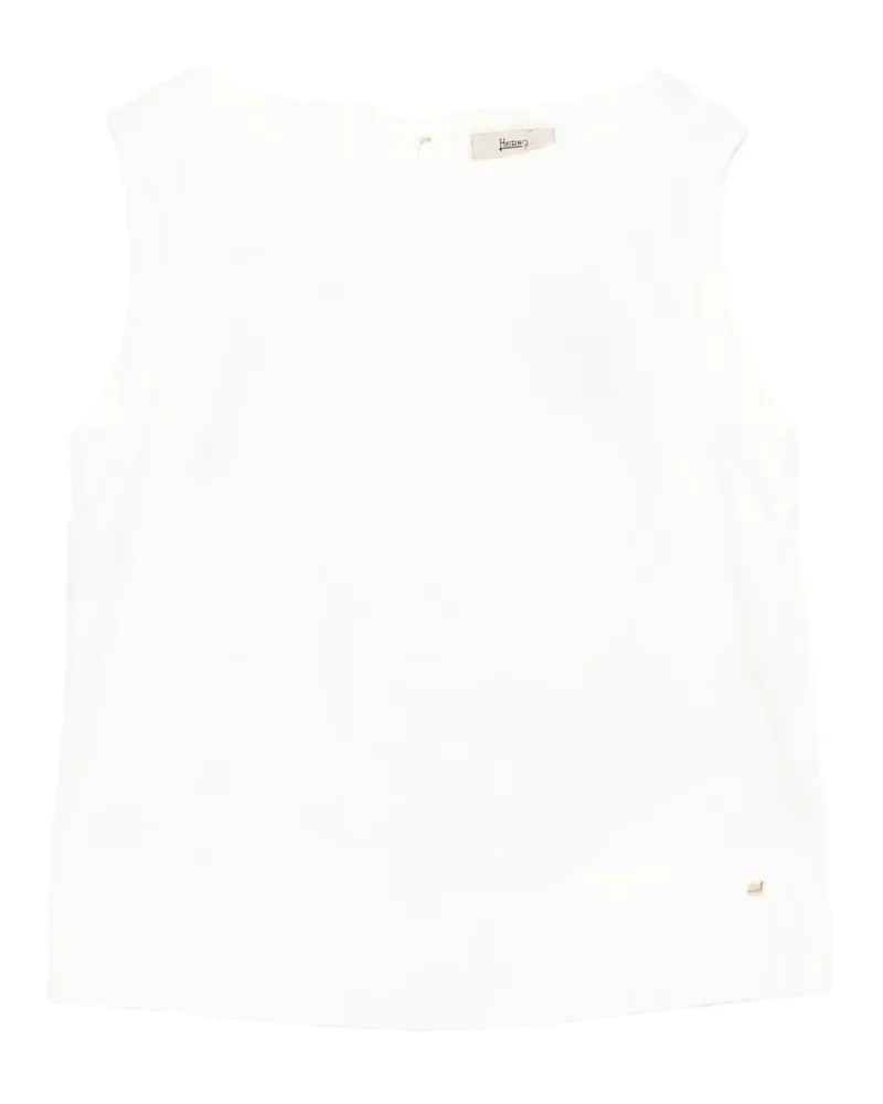 Herno Bluse mit rundem Ausschnitt - Nude Nude