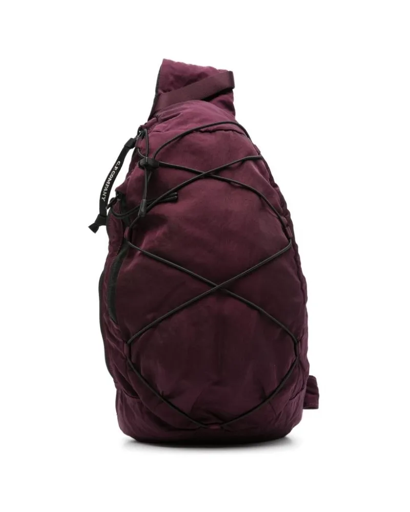 C.P. Company Nylon B Rucksack mit Querriemen - Violett Violett