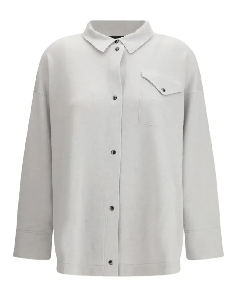 Fabiana Filippi Hemd mit aufgesetzter Tasche - Grau Grau