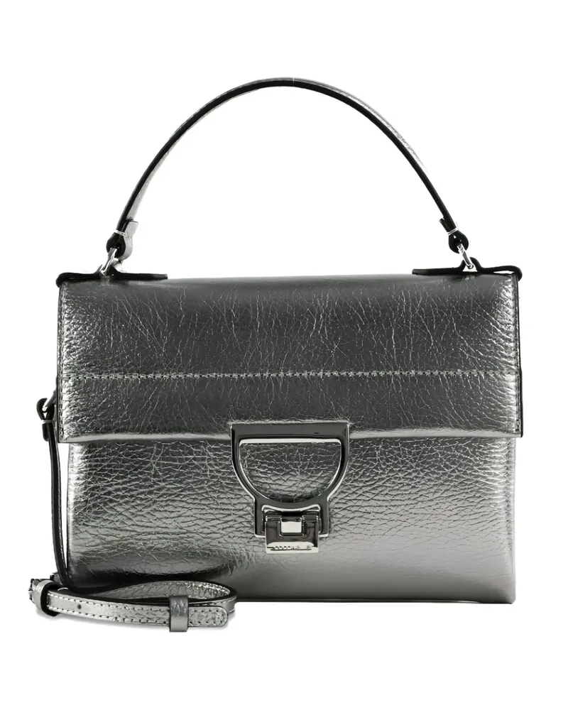 Coccinelle Arlettis Tote Bag im Metallic-Look - Silber Silber