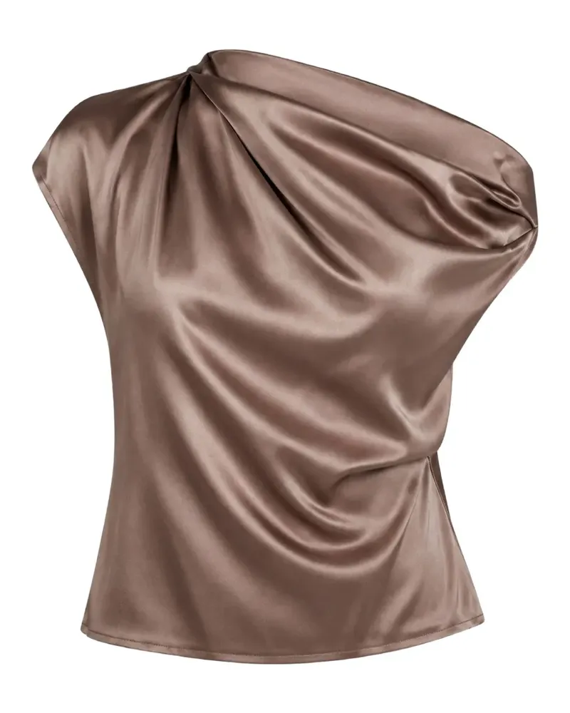 The Sei draped asymmetric top - Nude Nude