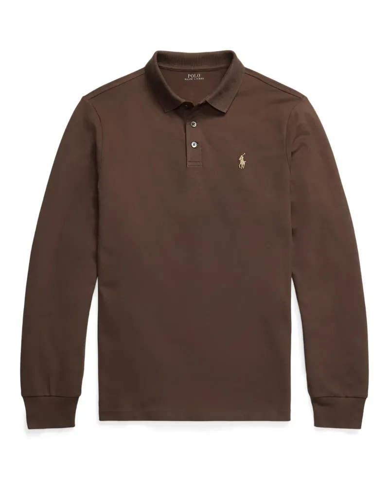 Ralph Lauren Custom-Slim-Fit Poloshirt - Braun Braun