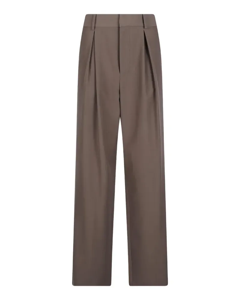 Maison Margiela Straight-Leg-Hose mit Falten - Nude Nude