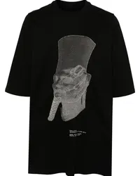 Rick Owens Ron Jumbo LS T-Shirt Schwarz