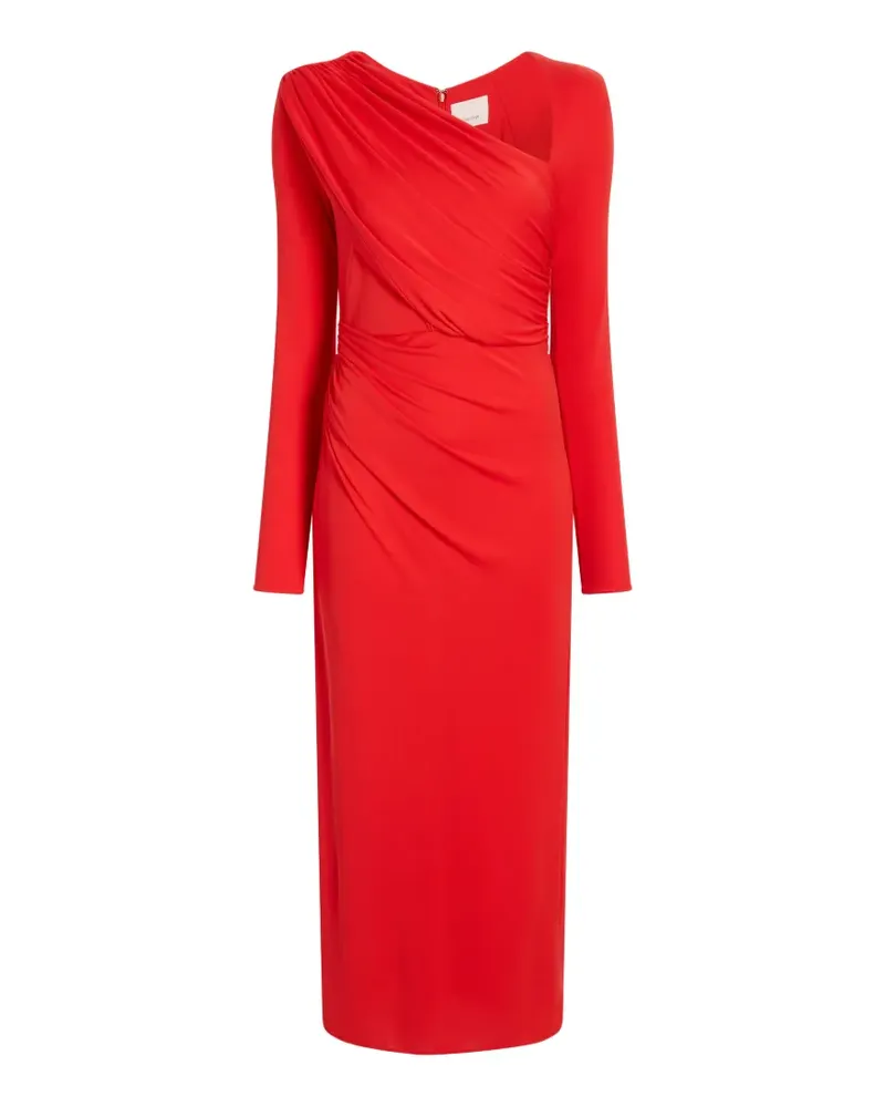 Cinq à Sept Langärmeliges Jalyn Midikleid - Rot Rot